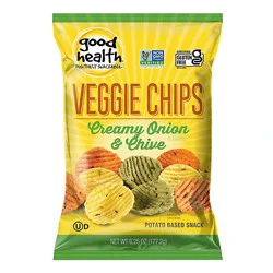 Good Health 6.25 Oz Veggie Chips Onion & Chive - 6.25 Oz