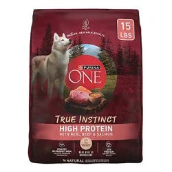 Purina One Smartblend Beef & Salmon Dry Dog Food - 15 Lb