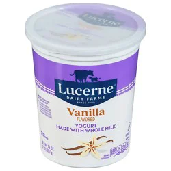 Lucerne Yogurt Whole Milk Vanilla - 32 Oz