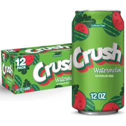 Crush Watermelon Soda In Cans - 12-12 Fl. Oz.