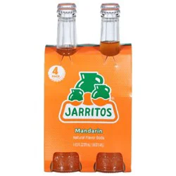 Jarritos Soda Premium Mandarin - 4-12.5 Fl. Oz.