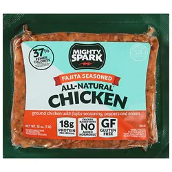 Mighty Spark Fajita Seasoned Ground Chicken - 16 Oz.