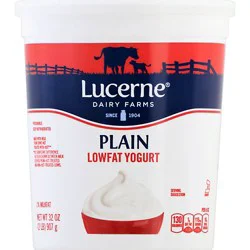 Lucerne Yogurt Low Fat Plain - 32 Oz