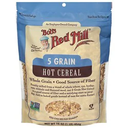 Bobs Red Mill Cereal Hot 5 Grain Whole Grain - 16 Oz
