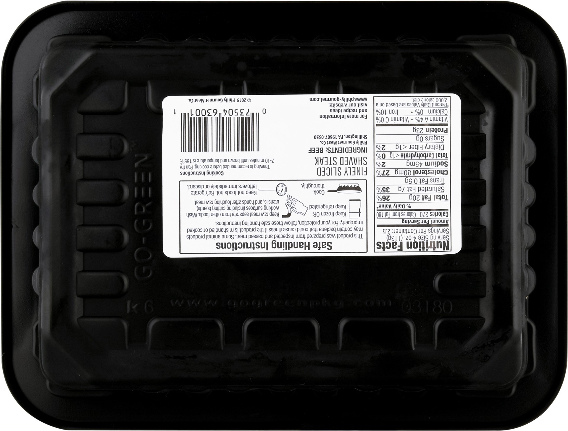 slide 5 of 12, Philly Gourmet Shaved Steak - 10 Oz, 10 oz