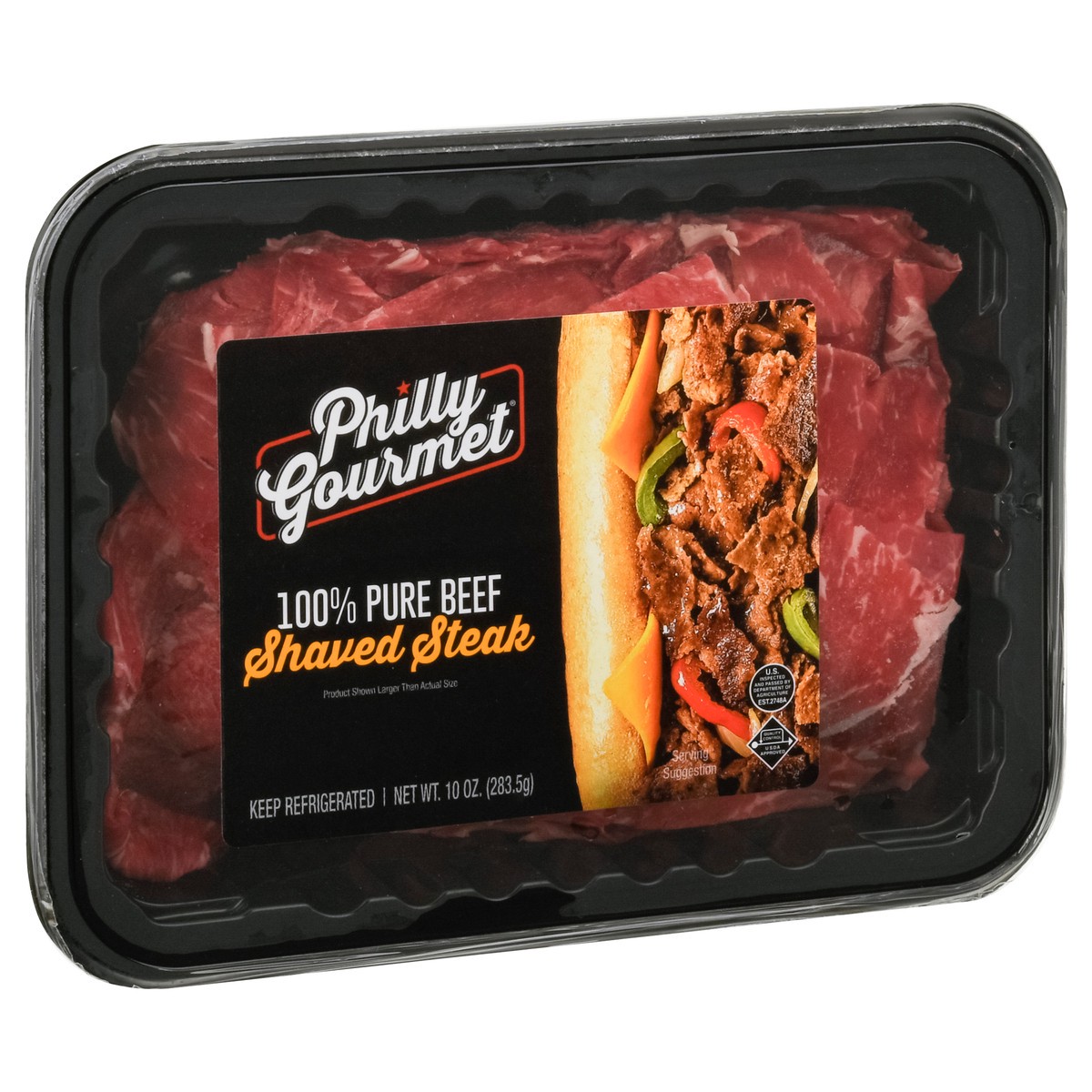 slide 10 of 12, Philly Gourmet Shaved Steak - 10 Oz, 10 oz