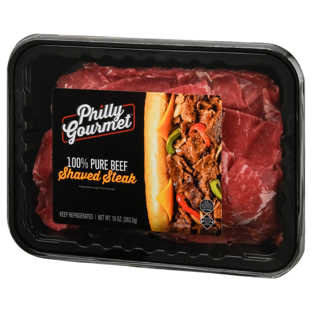 slide 2 of 12, Philly Gourmet Shaved Steak - 10 Oz, 10 oz