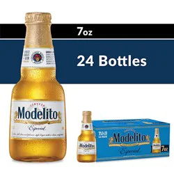 Modelo Especial Modelito Lager Mexican Beer 4.4% Abv Bottle - 24-7 Fl. Oz.