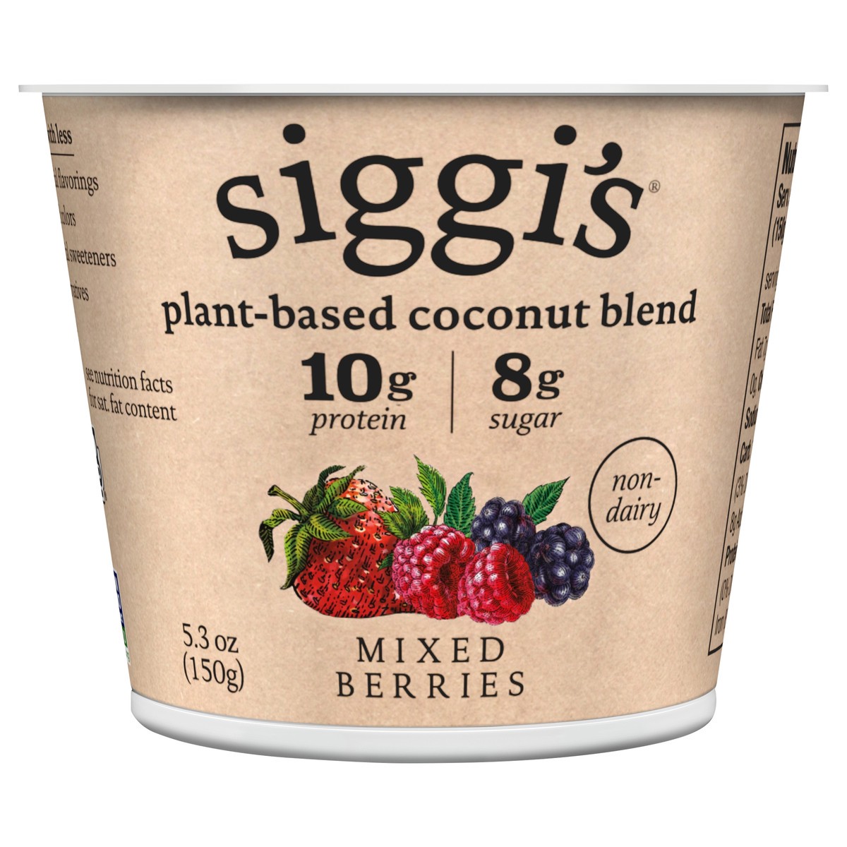 slide 3 of 12, Siggi's Mixed Berries Plant Based Coconut Blend - 5.3 Oz, 5.3 oz