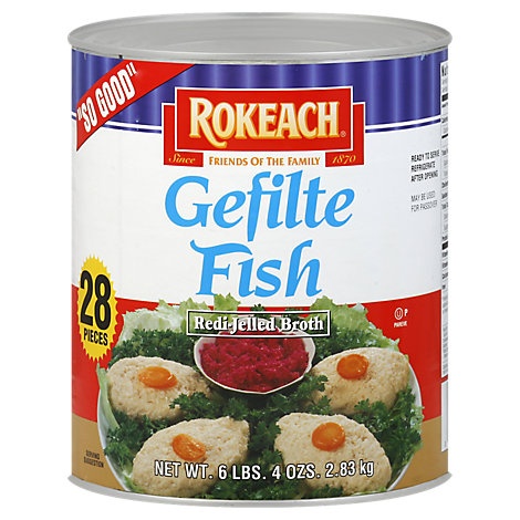 slide 1 of 1, Rokeach Gefilte Fish Redi Jelled Broth, 100 oz