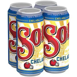 Sol Chelada Chelada Beer 3.5% Abv Cans - 4-16 Fl. Oz.