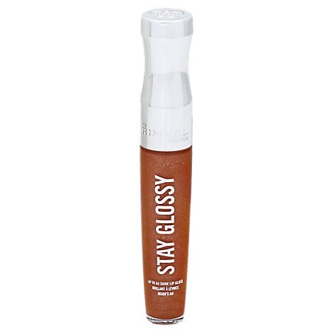 slide 1 of 1, Rimmel Stay Glsy Lip Gl Down To Gloss, 0.18 fl oz