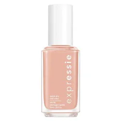 Essie Expressie Quick Dry Nail Polish 8-Free Vegan Light Beige Buns Up - 0.33 Fl. Oz.