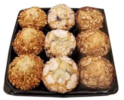 Signature Select Blueberry Banana And Almond Poppyseed Muffins Variety 9 Count - Each