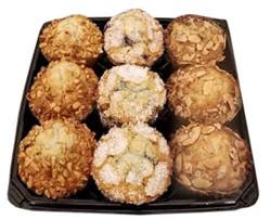 Signature Select Blueberry Banana And Almond Poppyseed Muffins Variety 9 Count - Each