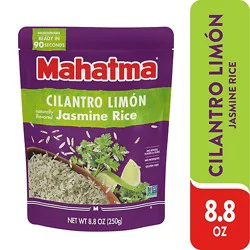 Mahatma Cilantro Limon Jasmine Rice Ready To Serve In Pouch - 8.8 Oz