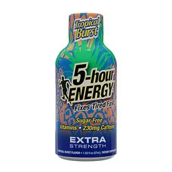5-Hour Energy Tropical Burst Extra Strength Shot - 1.93 Fl. Oz.