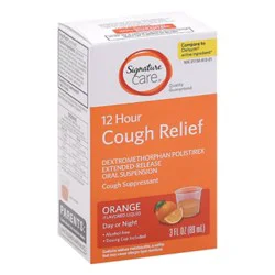 Signature Select/care Cough Relief 12 Hour Orange - 3 Fl. Oz.