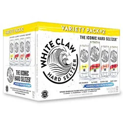 White Claw Spiked Sparkling Water Variety Pack No. 2 Cans - 12-12 Fl. Oz.