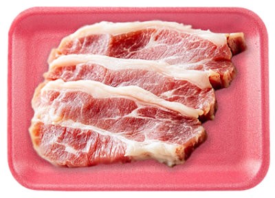 slide 1 of 1, Meat Counter Pork Chop Loin Cutlet Thin Boneless - 1.0 Lb, per lb