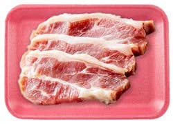 Meat Counter Pork Chop Loin Cutlet Thin Boneless - 1.0 Lb