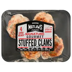 Matlaws Gourmet Stuffed Clams - 20 Oz.