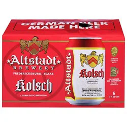 Altstadt Kolsch 6pk In Cans - 6-12 Fl. Oz.