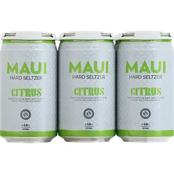 Maui Seltzer Citrus In Cans - 6-12 Fl. Oz.