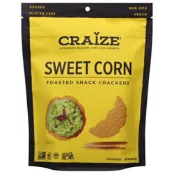 Craize Extra Thin & Crunchy Sweet Corn Toasted Corn Crisps - 4 Oz.