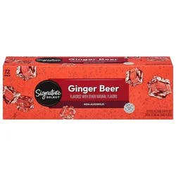 Signature Select Ginger Beer Naturally Flavored - 12-12 Fl. Oz.