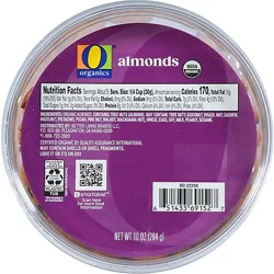 O Organics Almonds Prepackaged - 10 Oz