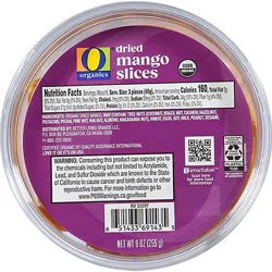 O Organics Mango Slices Prepackaged - 9 Oz