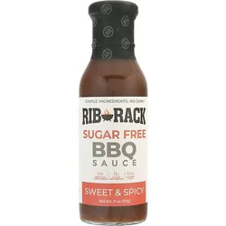 Rib Rack Sauce Bbq Sweet Spicy Sf - 11 Oz