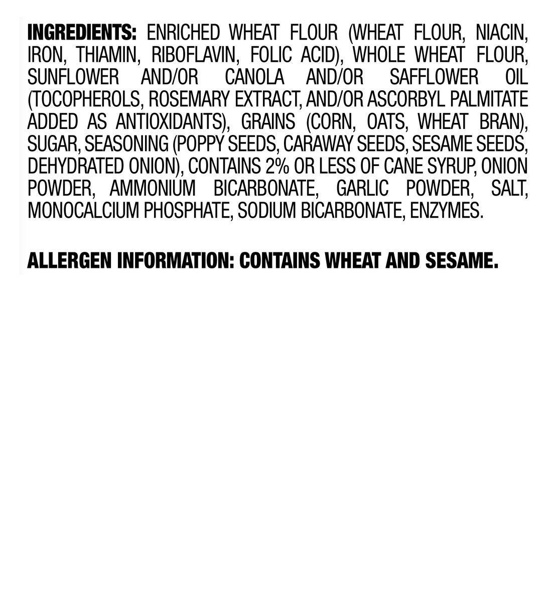 slide 5 of 6, Milton's Craft Bakers Everything Gourmet Crackers - 8.4 Oz, 8.4 oz