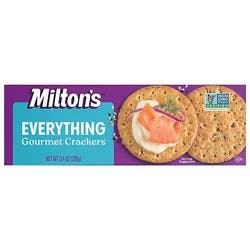 Milton's Craft Bakers Everything Gourmet Crackers - 8.4 Oz