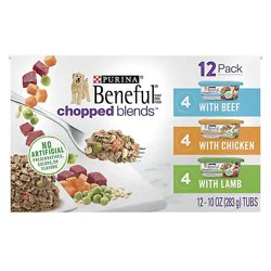 Beneful Chopped Blends Variety Pack Wet Dog Food - 12-10 Oz