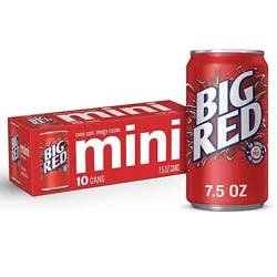 Big Red Soda Mini Cans - 10-7.5 Fl. Oz.