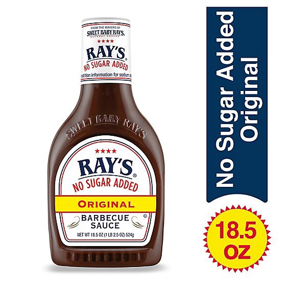 slide 1 of 1, Sweet Baby Rays No Sugar Original Bbq - 18.5 Oz, 18.5 oz
