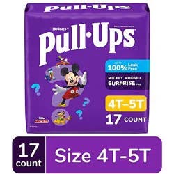 Pull-Ups Potty Training Underwear For Boys Size 4t To 5t - 17 Count