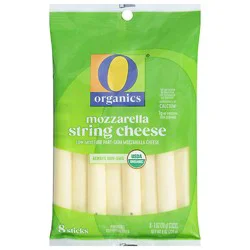 O Organics Mozzarella String Cheese - 8 Oz