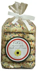 Cicis Vanilla Sprinkle Italian Cookies 9 Oz - 12 Count