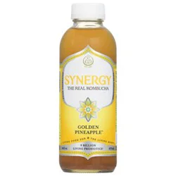 Synergy The Real Kombucha Golden Pineapple - 16 Fl. Oz.