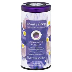 The Republic Of Tea Beautifying Botanicals Beauty Sleep Herbal Tea - 36 Count