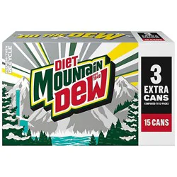 Mtn Dew Soda Diet - 15-12 Fl. Oz.