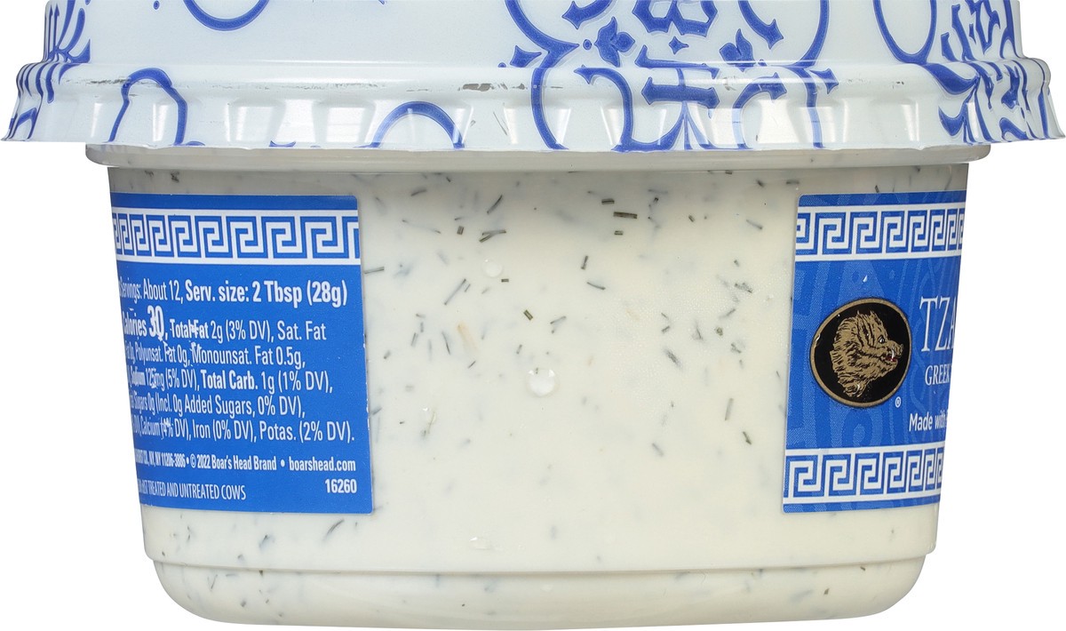 slide 9 of 11, Boar's Head Tzatziki Greek Yogurt Dip - 12 Oz, 12 oz