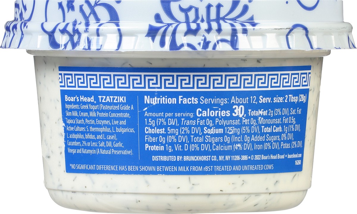 slide 3 of 11, Boar's Head Tzatziki Greek Yogurt Dip - 12 Oz, 12 oz