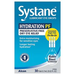 Systane Hydration Lubricant Eye Drops - 30 Count