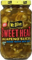 Mt Olive Sweet Heat Jalapeno Slices With Sea Salt - 12 Fl. Oz.