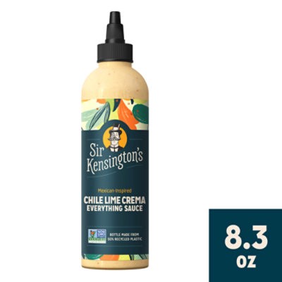 slide 1 of 1, Sir Kensington's Chile Lime Crema Everything Sauce - 8.3 Oz, 8.3 fl oz