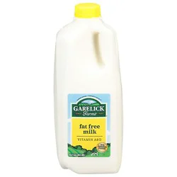 Garelick Farms Fat-Free Milk -0.5 Gallon